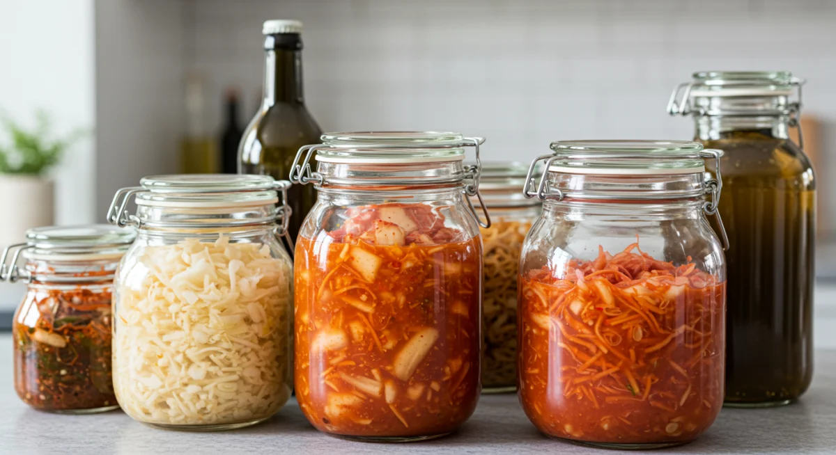 Fermented foods promoting gut microbiome health
