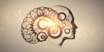 Abstract depiction of mental health innovation and new treatments