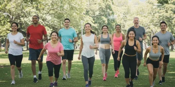 Navigating 2025 Health Insurance Changes: Preventive Care Guide Diverse individuals engaging in preventive health activities, symbolizing future health insurance benefits.