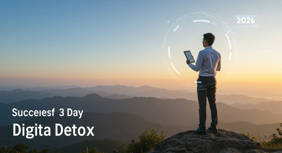 Digital Detox: 3-Day Screen Breaks Boost Professionals in 2026